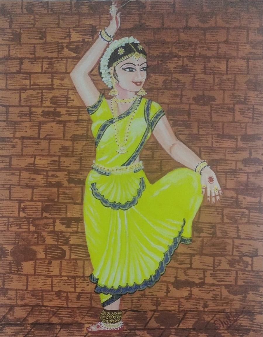 Bharatnattyam Indian Classical Dancer