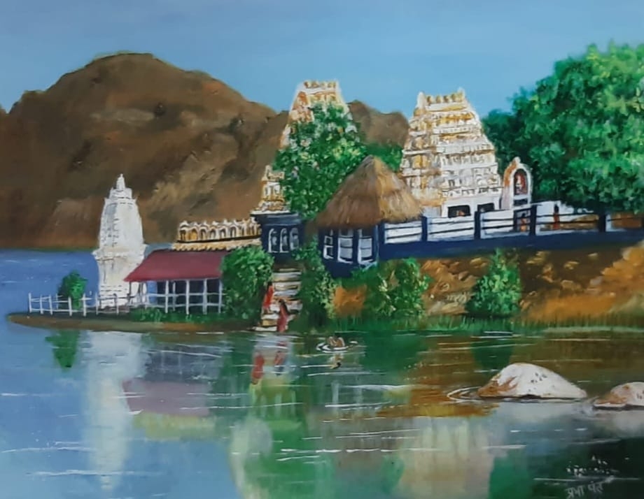 Temple By River